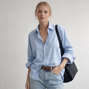 Rag & Bone French Cuff Cotton Shirt | Diana